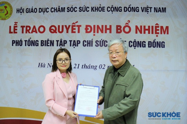 Nhà báo Chu Thị Loan được bổ nhiệm giữ chức vụ Phó Tổng biên tập Tạp chí Sức Khỏe Cộng Đồng