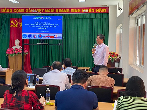 Cần Thơ: Rà soát tiến độ hoạt động đáp ứng y tế công cộng với chùm lây nhiễm HIV (PHCR)
