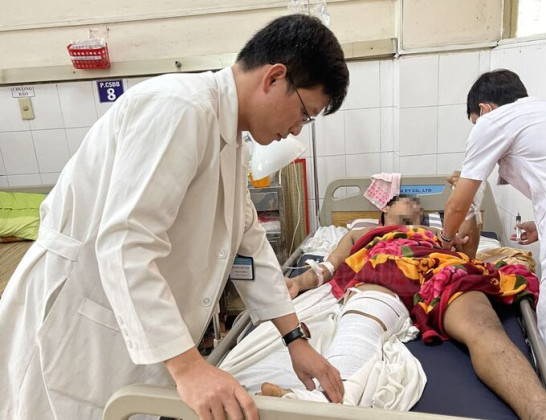 Bình Dương: Cứu sống bệnh nhân bị đứt động mạch đùi phải