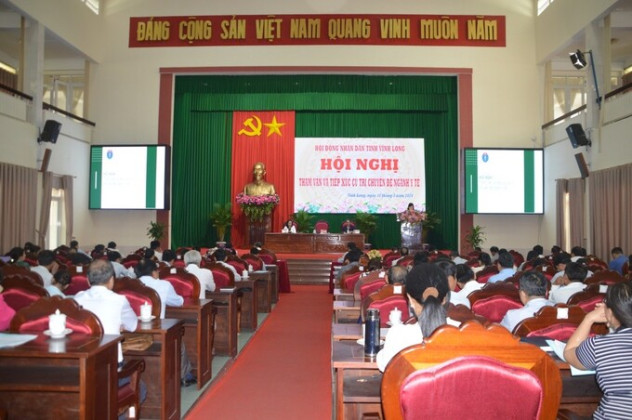 Vĩnh Long: Hội nghị tham vấn và tiếp xúc cử tri chuyên đề ngành y tế