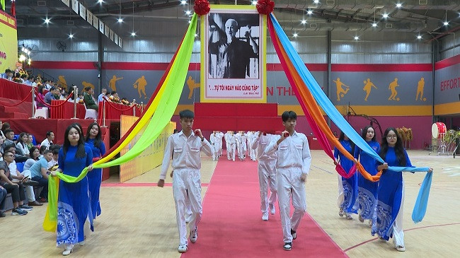 Khai mạc hội khỏe Phù Đổng tỉnh Quảng Ngãi lần thứ XIV