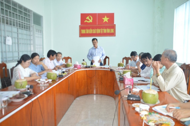 Sở Y tế tỉnh Vĩnh Long kiểm tra công tác cuối năm tại Trung tâm Kiểm soát bệnh tật