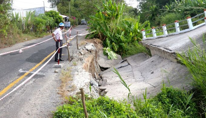 Kiên Giang: Công bố tình huống khẩn cấp về thiên tai sạt lở đất, sụt lún đất do hạn hán tại huyện U Minh Thượng