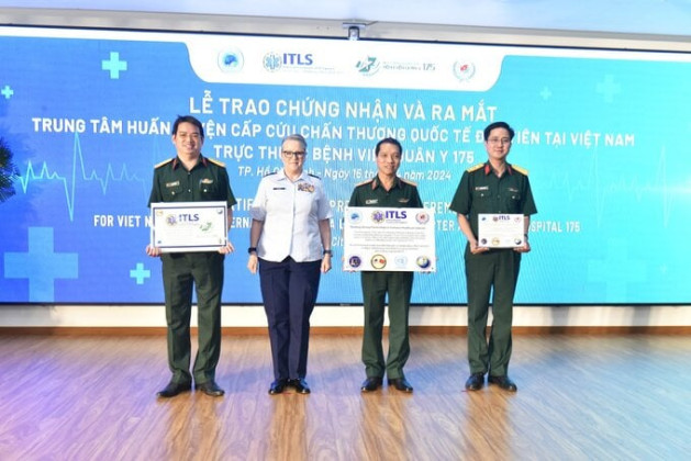 Ra mắt Trung tâm Huấn luyện Cấp cứu chấn thương quốc tế (ITLS) đầu tiên tại Việt Nam