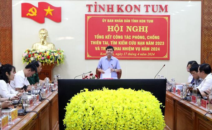 Kon Tum: Triển khai công tác phòng chống thiên tai, tìm kiếm cứu nạn năm 2024
