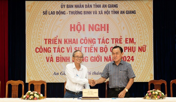 An Giang triển khai công tác trẻ em, bình đẳng giới và vì sự tiến bộ của phụ nữ năm 2024