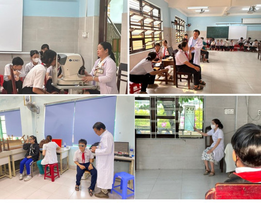 TP. Đà Nẵng: Triển khai khám mắt cho học sinh trên địa bàn huyện Hoà Vang