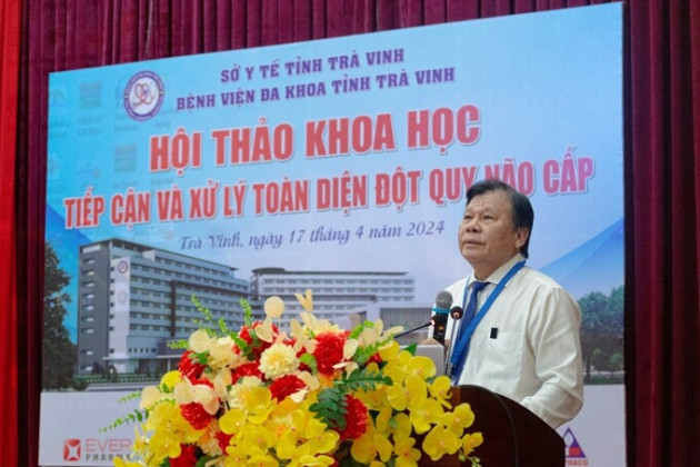 Bệnh viện Đa khoa tỉnh Trà Vinh tổ chức hội thảo khoa học “Tiếp cận và xử lý toàn diện đột quỵ não cấp năm 2024”