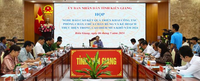 Kiên Giang tăng cường các biện pháp cấp bách trong cao điểm mùa khô năm 2024