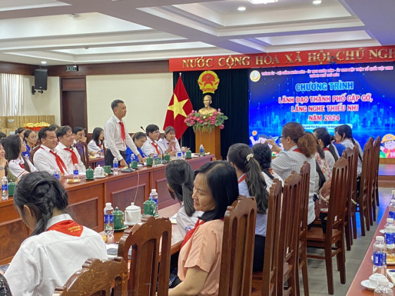 Lãnh đạo TP. Thủ Đức gặp gỡ, lắng nghe thiếu nhi năm 2024