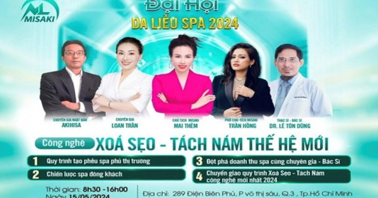 Thanh tra Sở Y tế TP.HCM phát hiện hội thảo ‘Đại hội Da liễu Spa 2024’ quảng bá mỹ phẩm chui