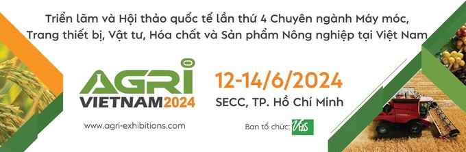Agri Vietnam 2024 thu hút 100 doanh nghiệp đến từ 14 quốc gia và vùng lãnh thổ