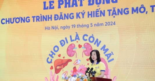 Bộ trưởng Bộ Y tế Đào Hồng Lan gửi thư kêu gọi cán bộ, nhân viên ngành Y tế tham gia đăng ký hiến mô, tạng cứu người