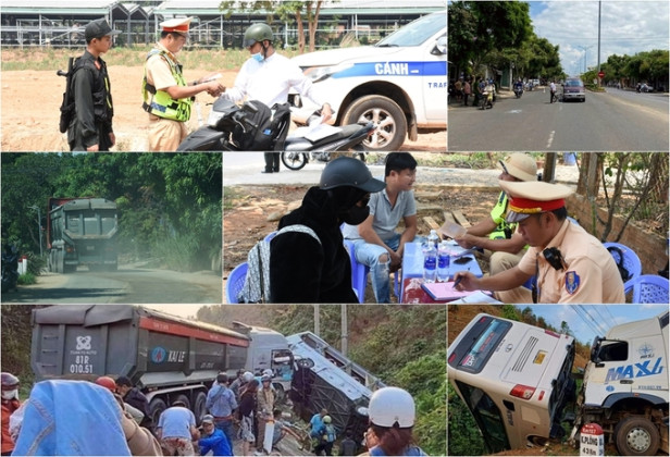Kon Tum: Công tác bảo đảm trật tự, an toàn giao thông tháng 5 năm 2024