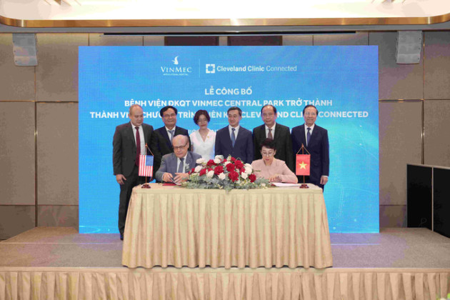 Vinmec có bệnh viện thứ 2 gia nhập hệ thống liên kết toàn cầu Cleveland Clinic Connected