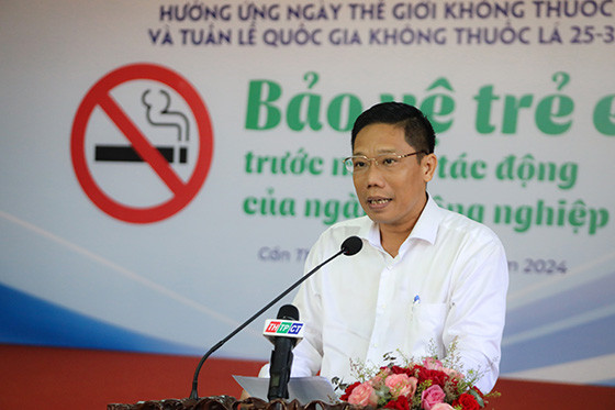 Cần Thơ tổ chức mít tinh Ngày Thế giới không thuốc lá 31/5
