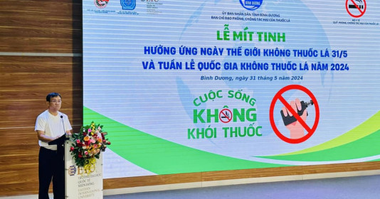 Bình Dương: Nỗ lực phòng, chống tác hại thuốc lá và hành động vì sức khỏe cộng đồng
