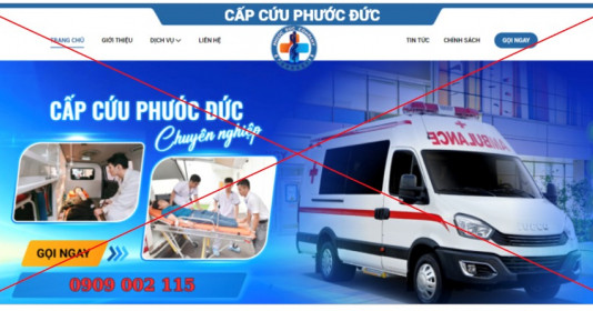 Vận chuyển cấp cứu Phước Đức hoạt động “chui”