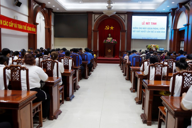 Tiền Giang: Mít tinh hưởng ứng ngày ASEAN phòng chống sốt xuất huyết lần thứ 14 năm 2024