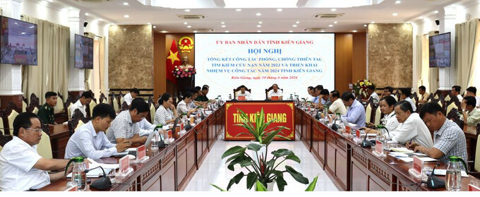 Kiên Giang tổng kết công tác phòng, chống thiên tai, tìm kiếm cứu nạn năm 2023