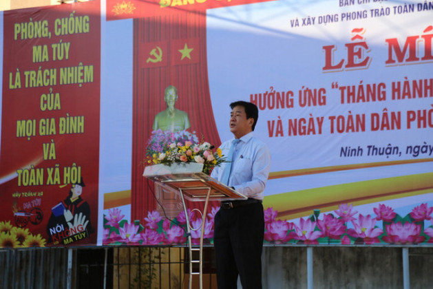 Ninh Thuận: Mít tinh hưởng ứng “Tháng hành động phòng, chống ma túy” và Ngày toàn dân phòng, chống ma túy” năm 2024