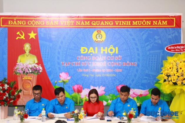 Đại hội lần thứ Nhất Công đoàn cơ sở Tạp chí Sức Khỏe Cộng Đồng nhiệm kỳ 2024 - 2028
