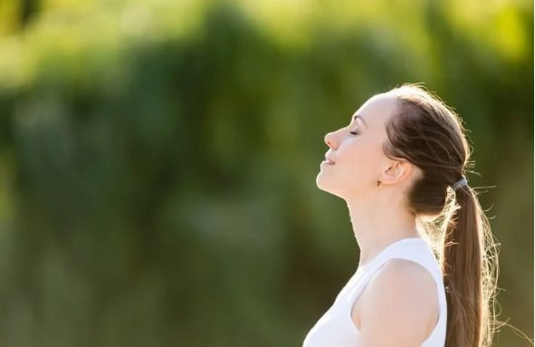 Tập hít thở đúng cách giúp cơ hoành luôn khỏe