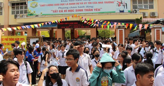 TP.HCM: Hơn 250 thí sinh vắng mặt trong ngày đầu tiên thi tốt nghiệp THPT