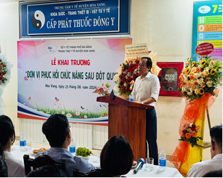 Đà Nẵng: Trung tâm y tế Hòa Vang thành lập đơn vị phục hồi chức năng cho bệnh nhân sau đột quỵ
