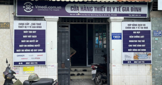 TP.HCM: Công ty VMEDI quảng cáo cung cấp dịch vụ truyền nước biển tại nhà trái phép