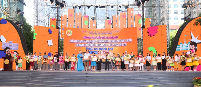 TP. Hồ Chí Minh: Tổng kết và trao giải Liên hoan văn nghệ thiếu nhi hè 2024