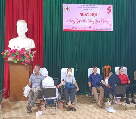 Lâm Đồng: Ngày hội những giọt máu hồng yêu thương tại huyện Lâm Hà