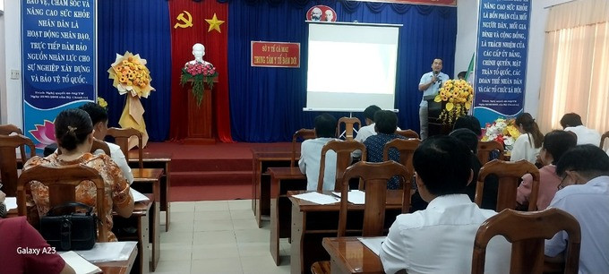 Cà Mau: Huyện đầm dơi tập huấn an toàn tiêm chủng năm 2024