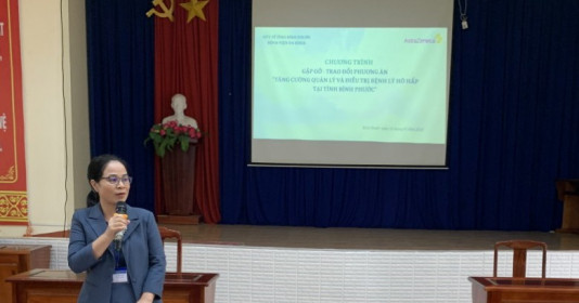 Bình Phước: Trao đổi phương án quản lý, điều trị bệnh hô hấp