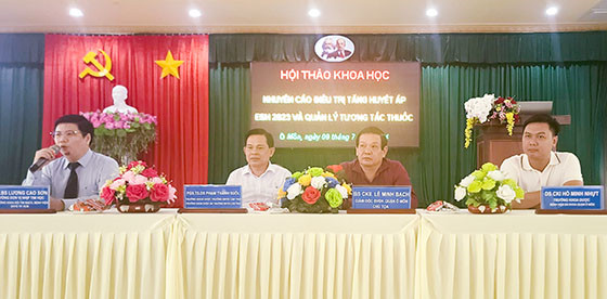 Cần Thơ: Hội thảo khoa học “Khuyến cáo điều trị tăng huyết áp ESH 2023 và quản lý tương tác thuốc