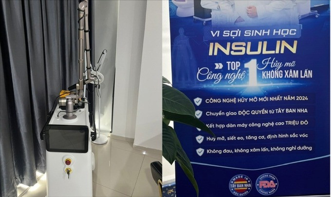 Vesta Center quảng cáo giảm béo bằng 'cấy vi sợi sinh học Insulin’ trái phép, không có căn cứ khoa học