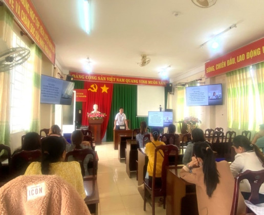 Lâm Đồng: Trung tâm Y tế Đam Rông tập huấn về phòng chống thiên tai thảm họa và dịch bệnh mùa mưa lũ
