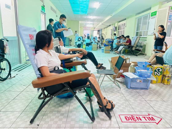 Trung tâm Kiểm soát bệnh tật TP. HCM tổ chức chương trình hiến máu vì cộng đồng