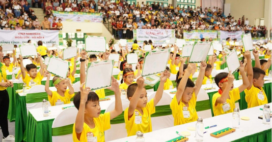 Sẽ có gần 1000 trẻ tham gia Chương trình giao lưu “Toán tư duy Finger math và Soroban toàn quốc – Siêu nhí đấu trí 2024”