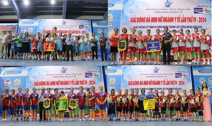 Bế mạc và trao thưởng giải bóng đá mini nữ ngành y tế lần thứ IV – 2024