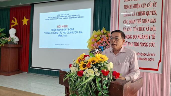 Hội nghị triển khai hoạt động phòng, chống tác hại của rượu, bia trên địa bàn tỉnh Trà Vinh