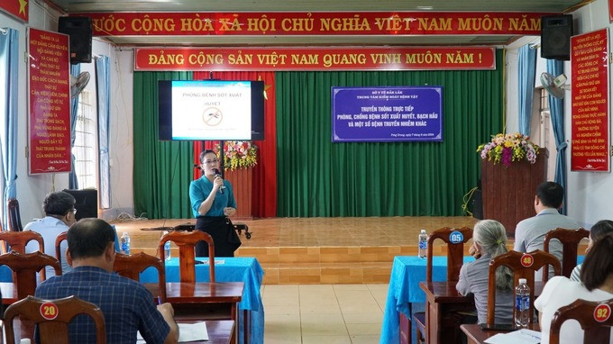 Đắk Lắk: Đẩy mạnh công tác truyền thông trực tiếp phòng chống bệnh sốt xuất huyết và các bệnh truyền nhiễm cho cộng đồng