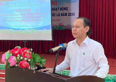 Dự án Quỹ toàn cầu phòng, chống HIV/AIDS tỉnh Đồng Tháp triển khai hoạt động năm 2024
