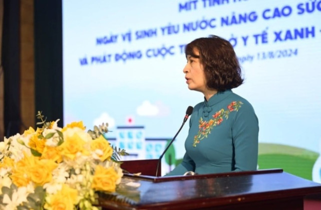 Mít tinh hưởng ứng Ngày Vệ sinh yêu nước nâng cao sức khỏe Nhân dân năm 2024