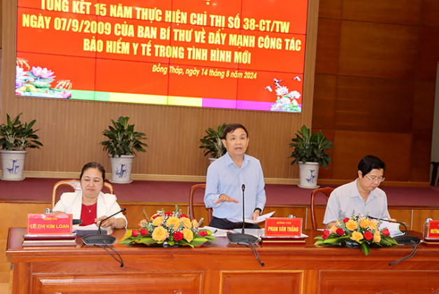 Đồng Tháp: Phấn đấu 100% người dân trên địa bàn tỉnh tham gia bảo hiểm y tế