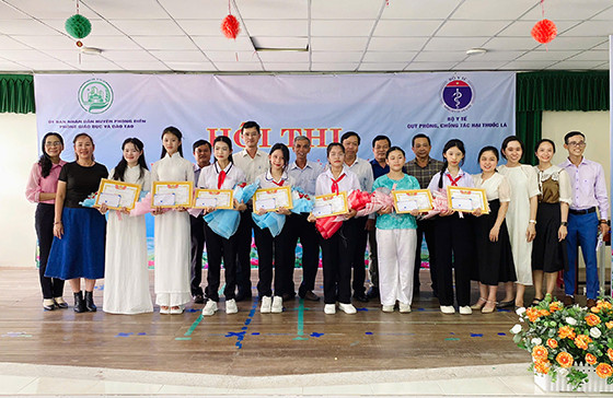 Cần Thơ: Hội thi phòng, chống tác hại thuốc lá trong trường học tại Phong Điền