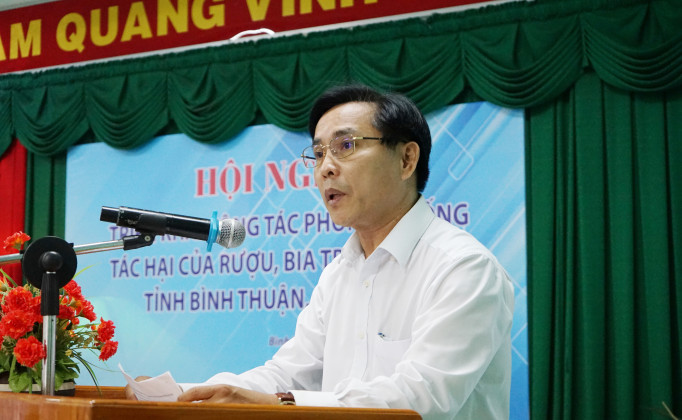 Hội nghị triển khai công tác phòng, chống tác hại của rượu bia tại Bình Thuận năm 2024