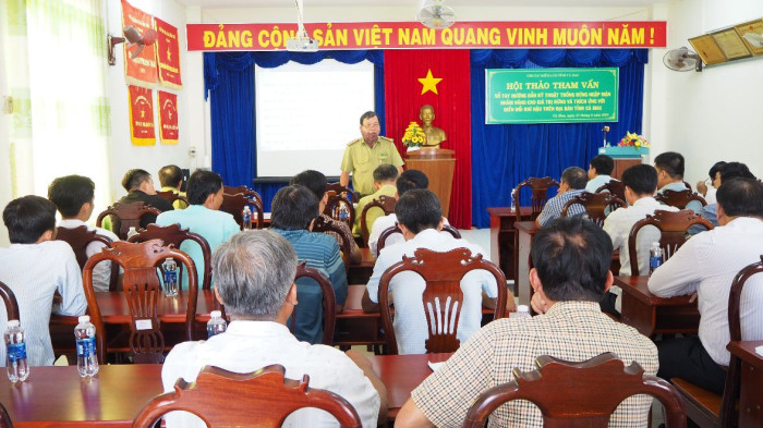Cà Mau: Tổ chức hội thảo tham vấn sổ tay hướng dẫn kỹ thuật trồng rừng ngập mặn