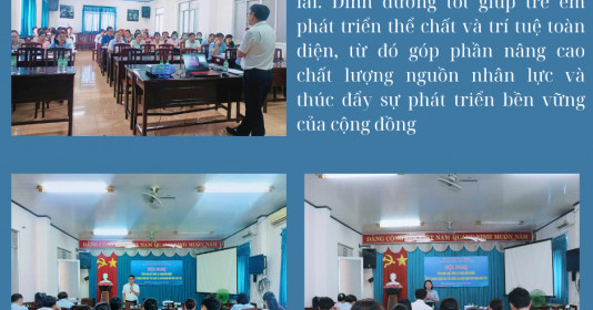 Bình Dương: Tăng cường hoạt động cải thiện dinh dưỡng cho trẻ em nghèo
