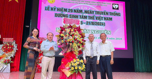 Hội Dưỡng Sinh Tâm Thể tỉnh Đắk Lắk tổ chức lễ kỷ niệm 29 năm ngày truyền  thống Dưỡng sinh tâm thể Việt Nam - Cụm Tây Nguyên